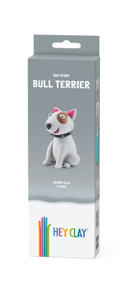 Hey Clay - Dog Story Bull Terrier 3 potjes