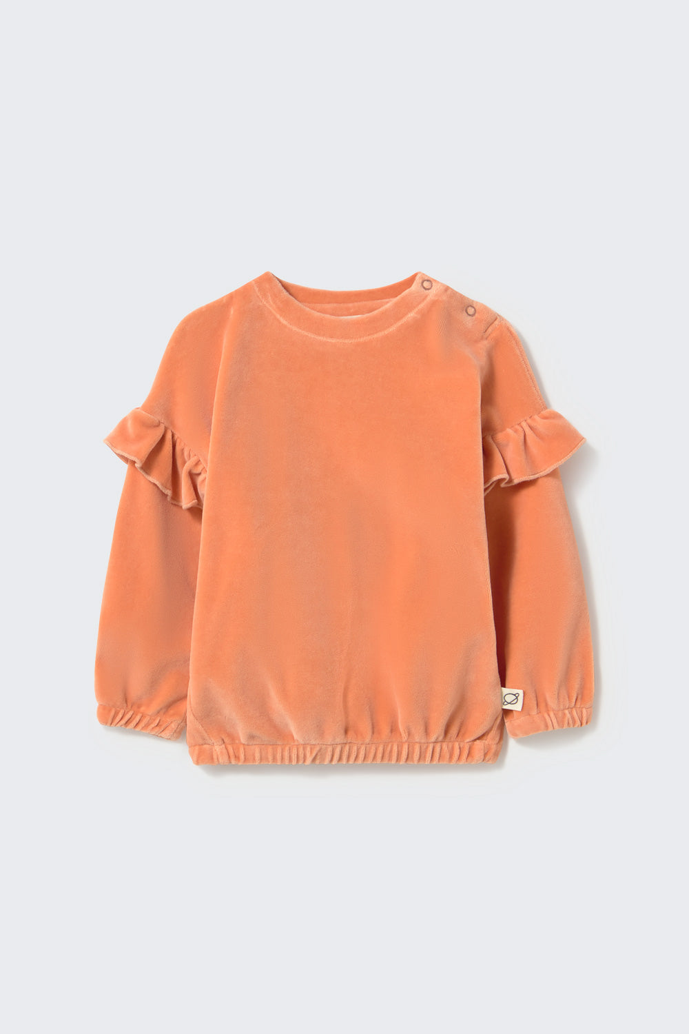 Cozmo - HEIDI Velour Knit Baby Sweatshirt | Petal