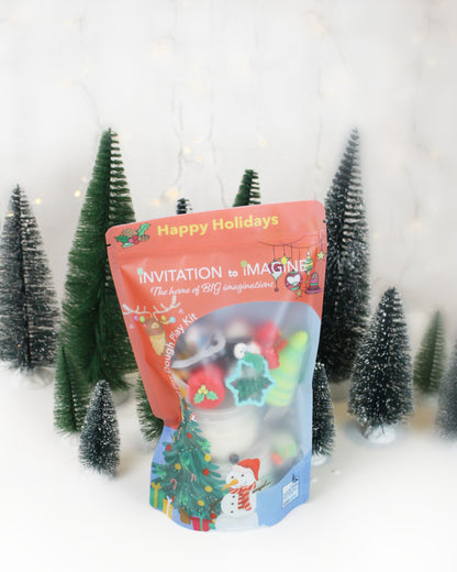 Invitation to Imagine - Happy Holidays Busy Bag | Christmas Sensory Play Kit
