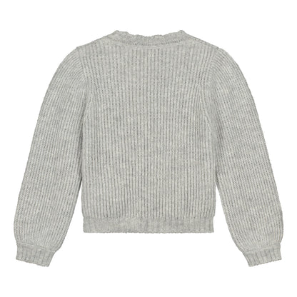 Charlie Petite - Hudson Sweater Grey Melange