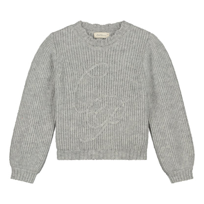 Charlie Petite - Hudson Sweater Grey Melange