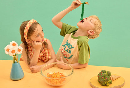 Jelly Mallow – Candy Salad Appliqué T-shirt (Olive)