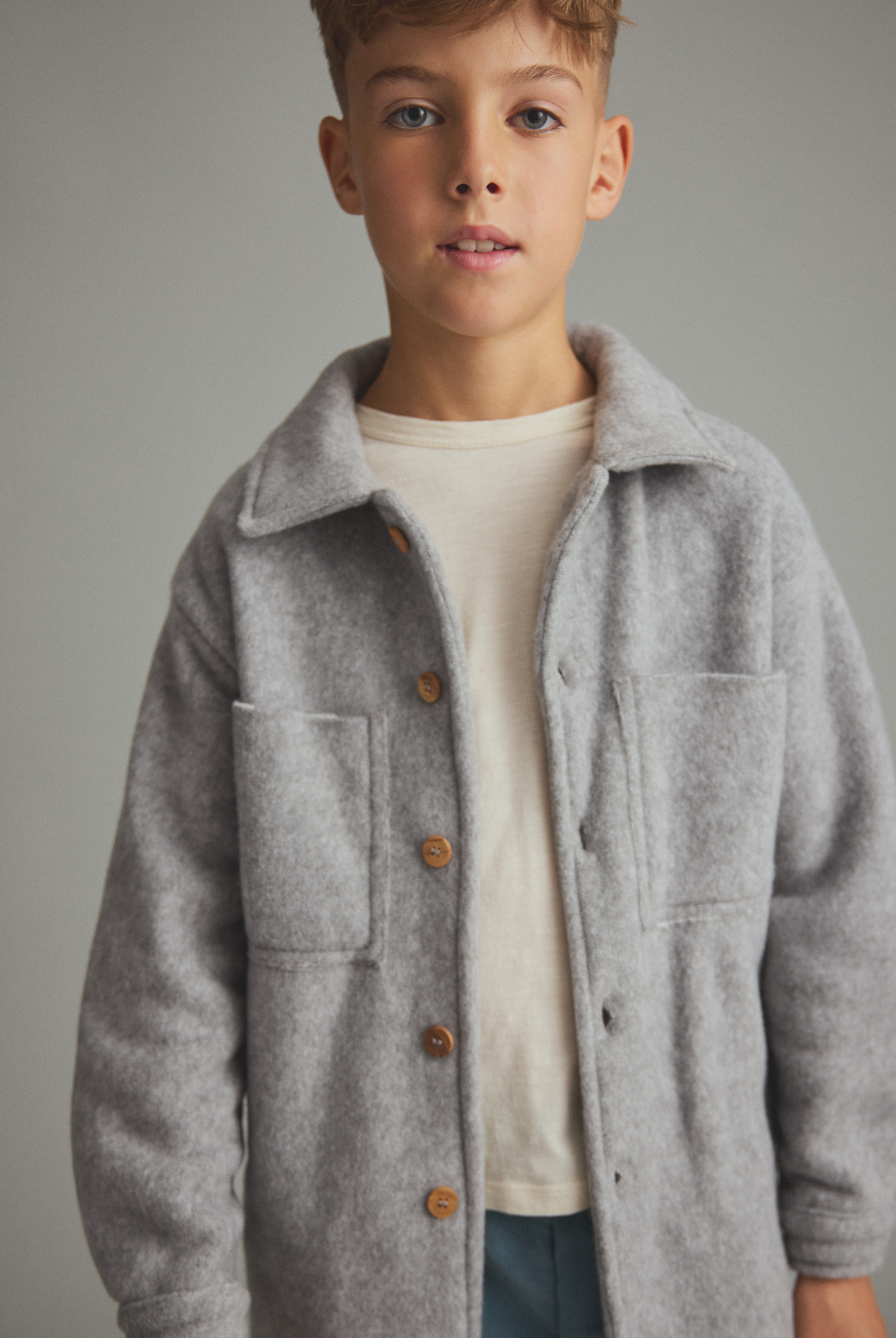 Cozmo - ALGHERO Soft Bamboo Overshirt | Grey