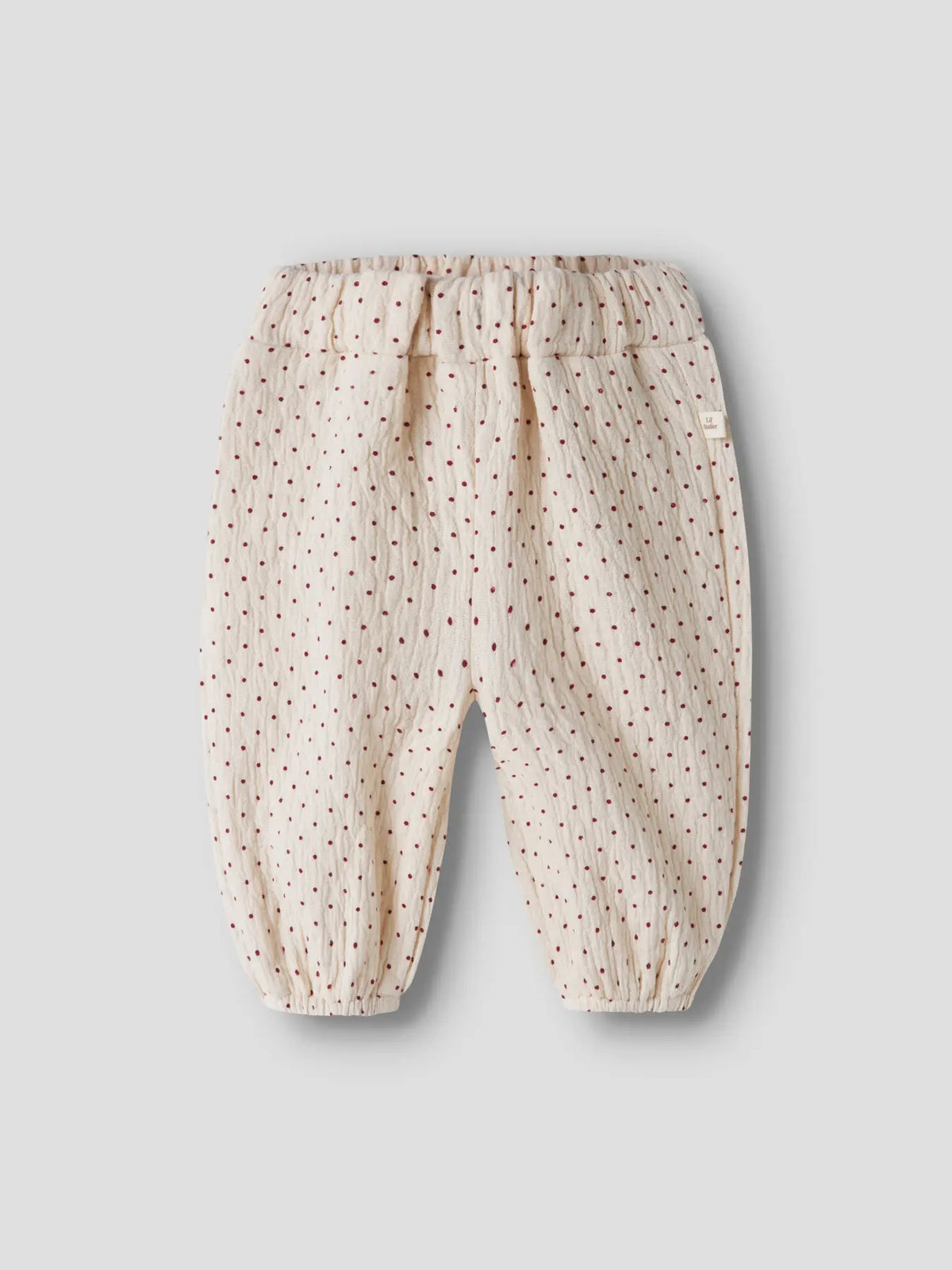 Lil' Atelier - Roa Loose Broek | Turtledove Biking Red