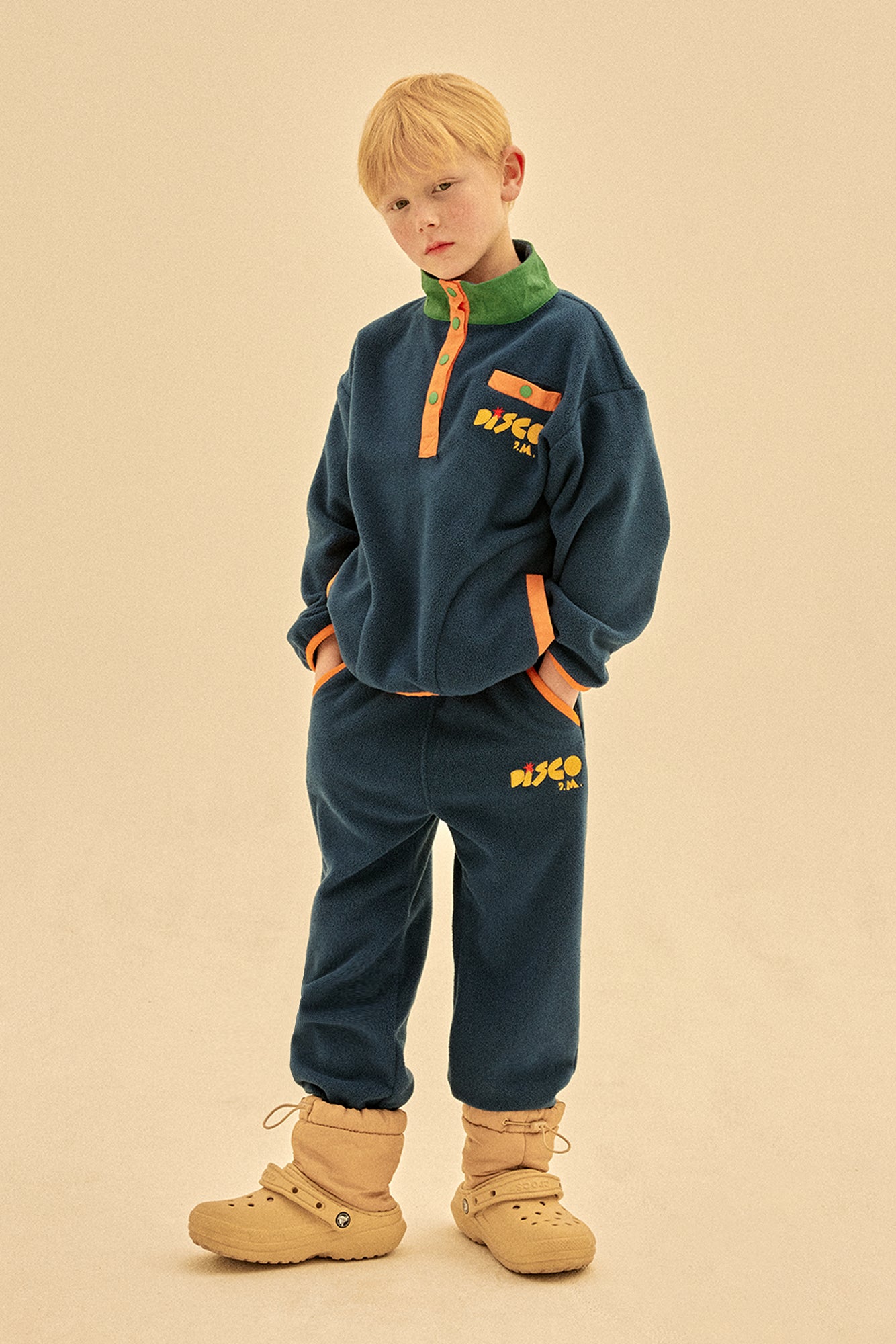 Jelly Mallow - Roller Disco Fleece Anorak Navy