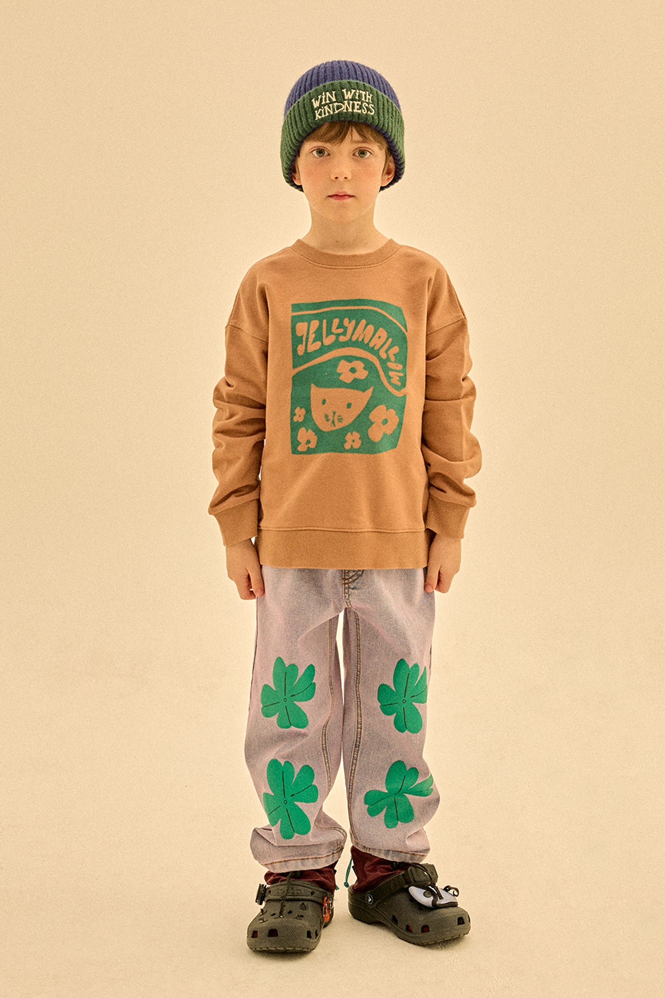 Jelly Mallow - Lucky Clover Denim Broek