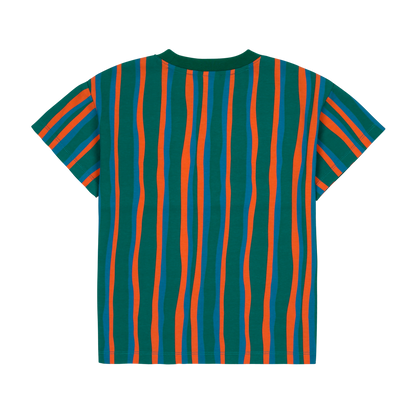 Jelly Mallow - T-Shirt groen striped