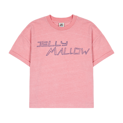 Jelly Mallow - roll-up T-shirt pink