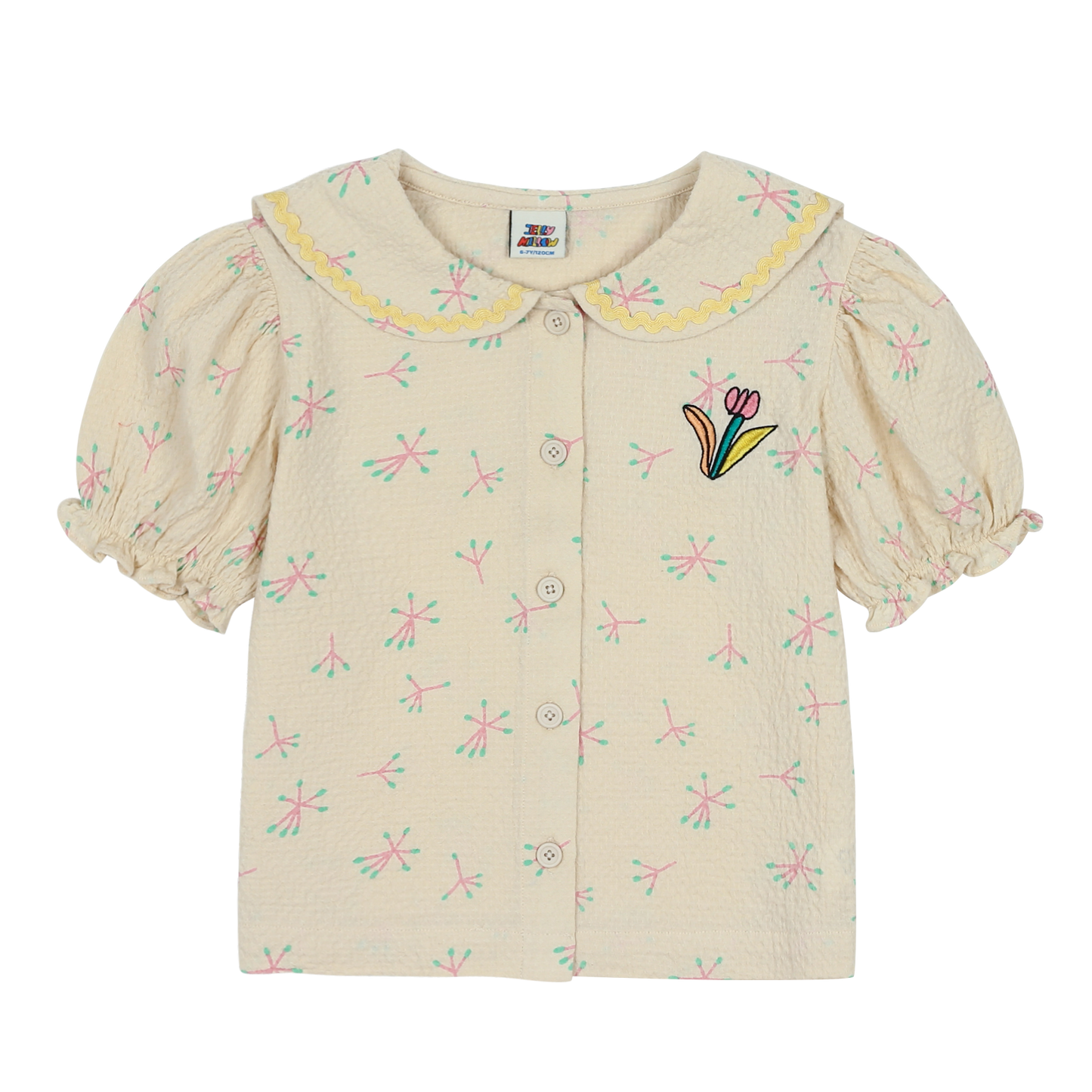 Jelly Mallow - Single Flower Sailor Blouse