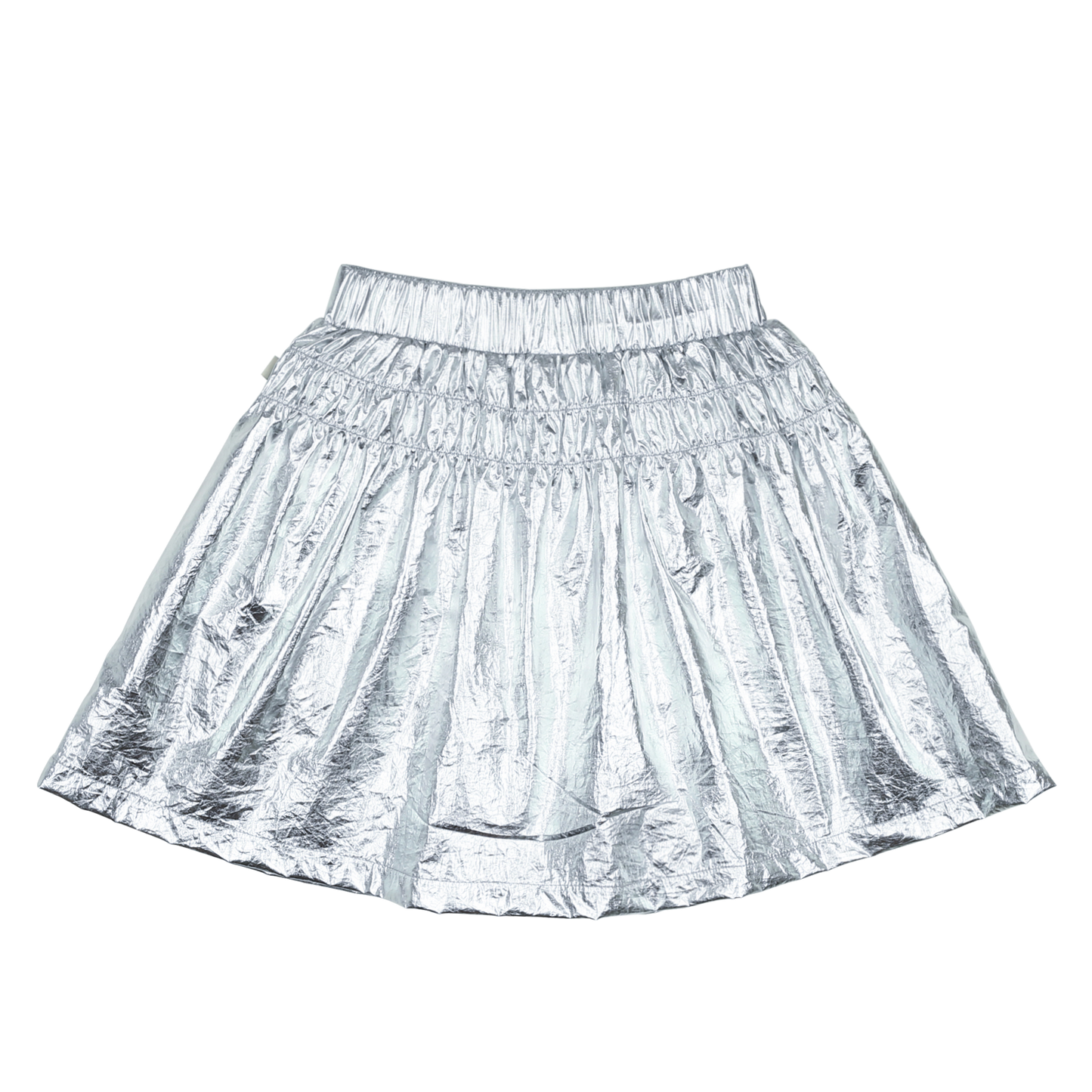 Jelly Mallow - Shirring Short Leggings Skirt silver