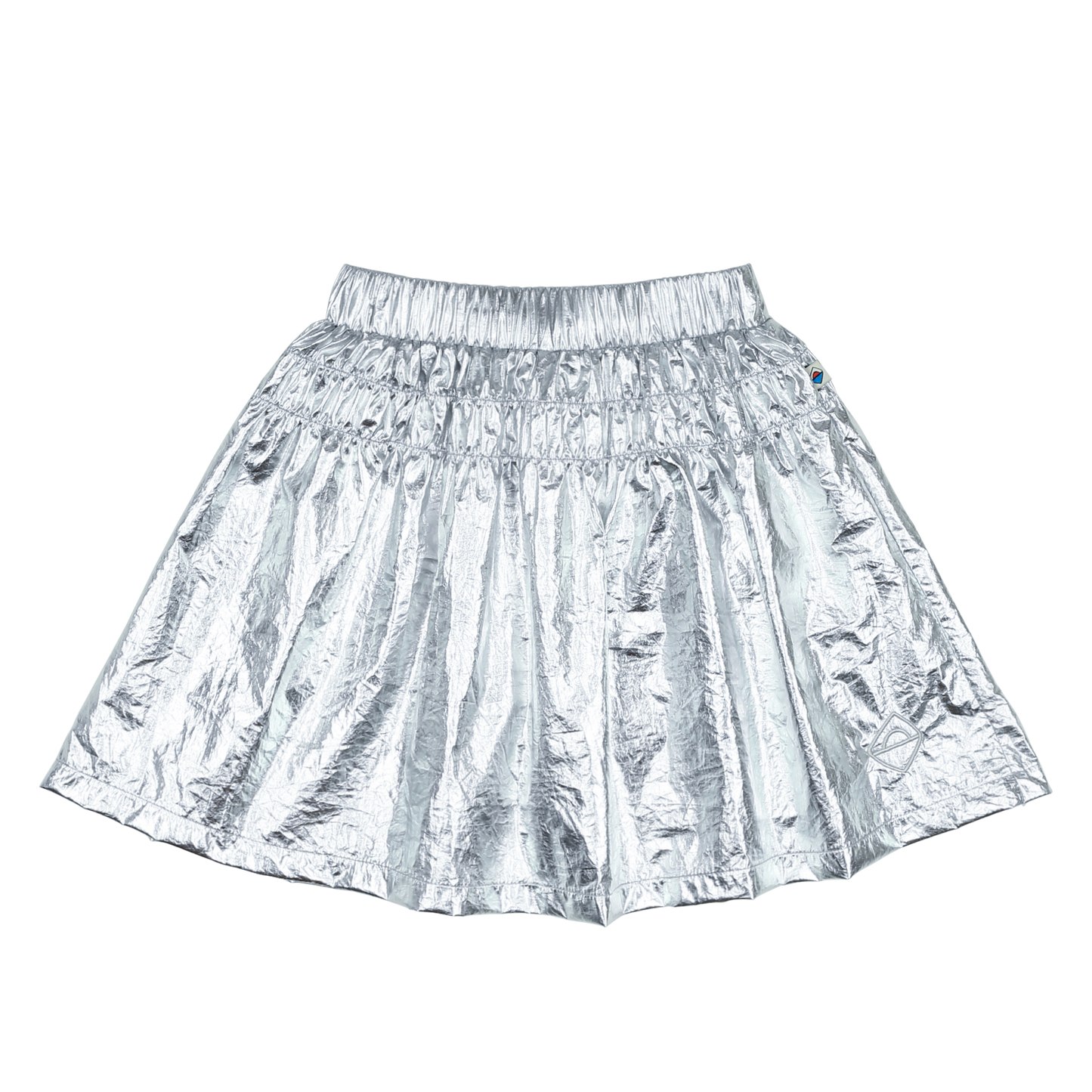 Jelly Mallow - Shirring Short Leggings Skirt silver