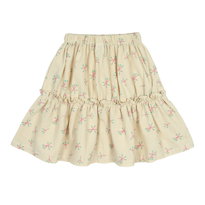 Jelly Mallow - Single Flower Shirring Skirt