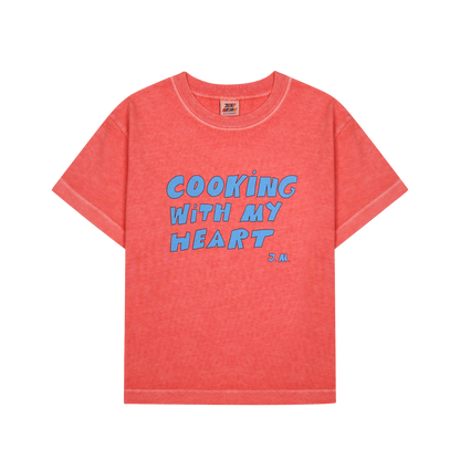 Jelly Mallow – Cooking Heart T-Shirt Red