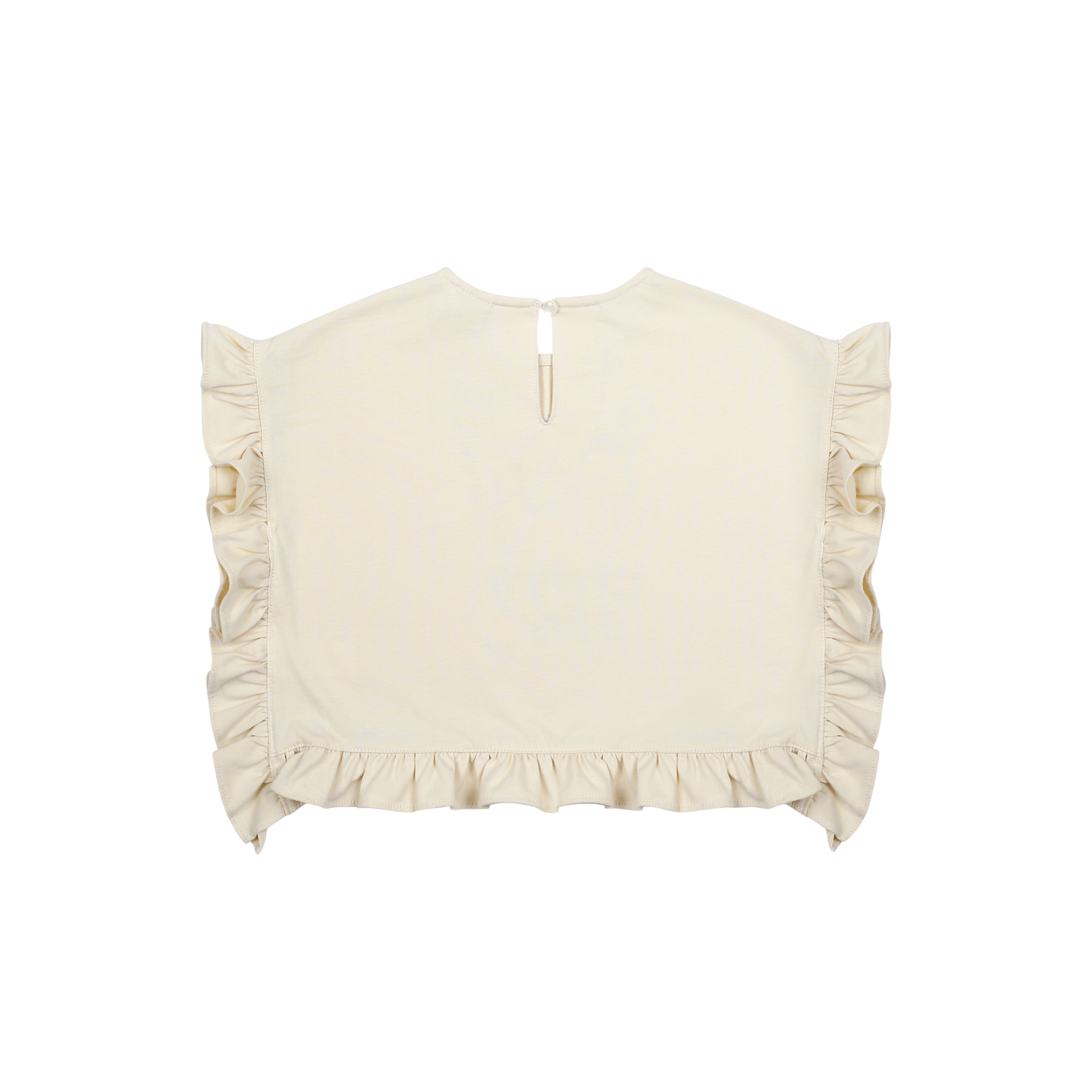 Jelly Mallow – Cherry Frill Sleeveless T-shirt