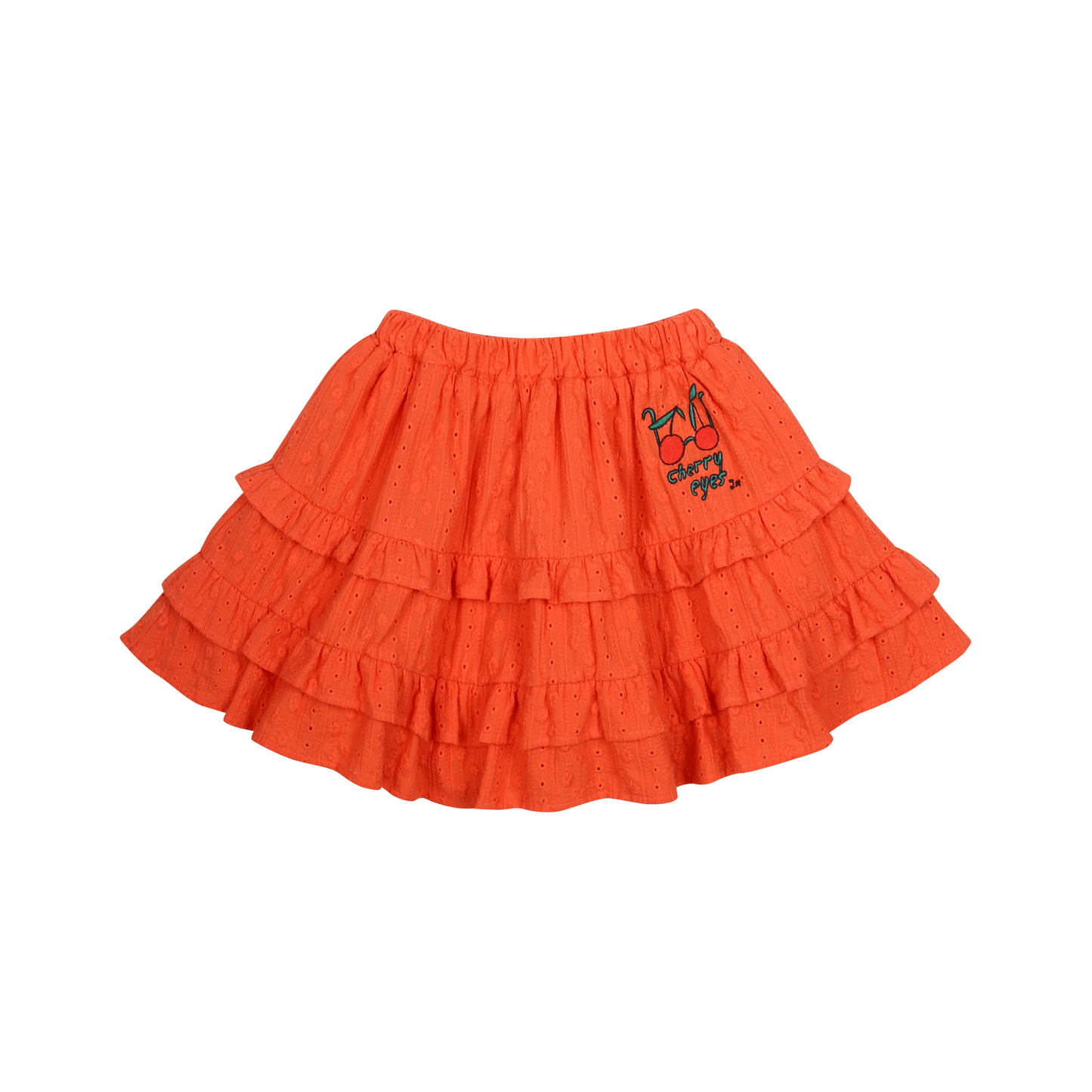 Jelly Mallow – Cherry Frill Skirt Rood