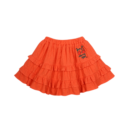 Jelly Mallow – Cherry Frill Skirt Rood