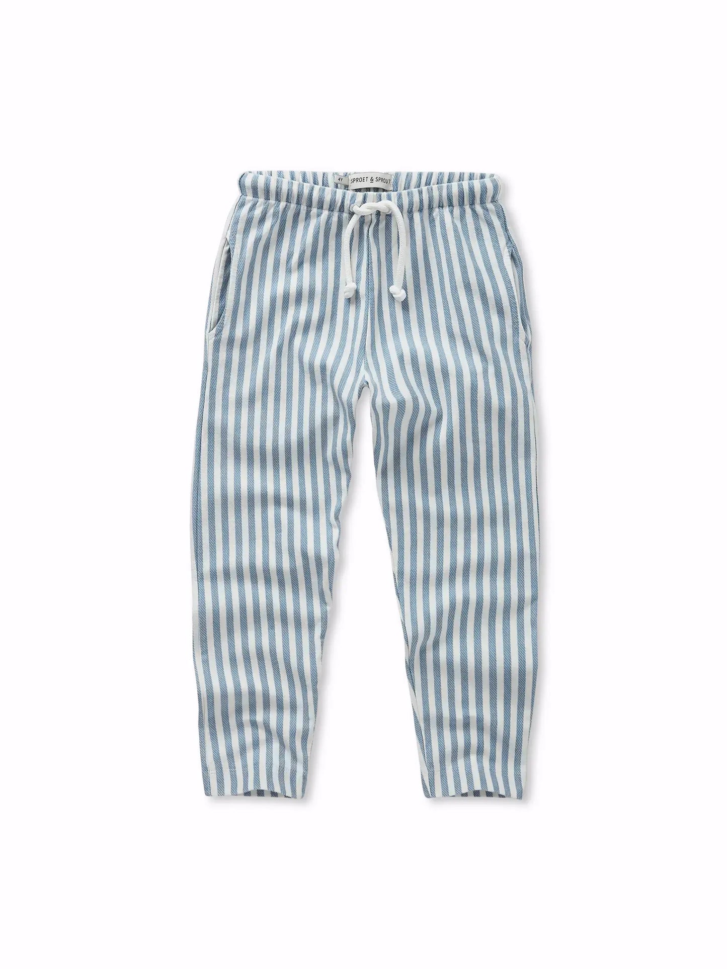 Sproet & Sprout - Jersey twill denim pants | Denim Blue