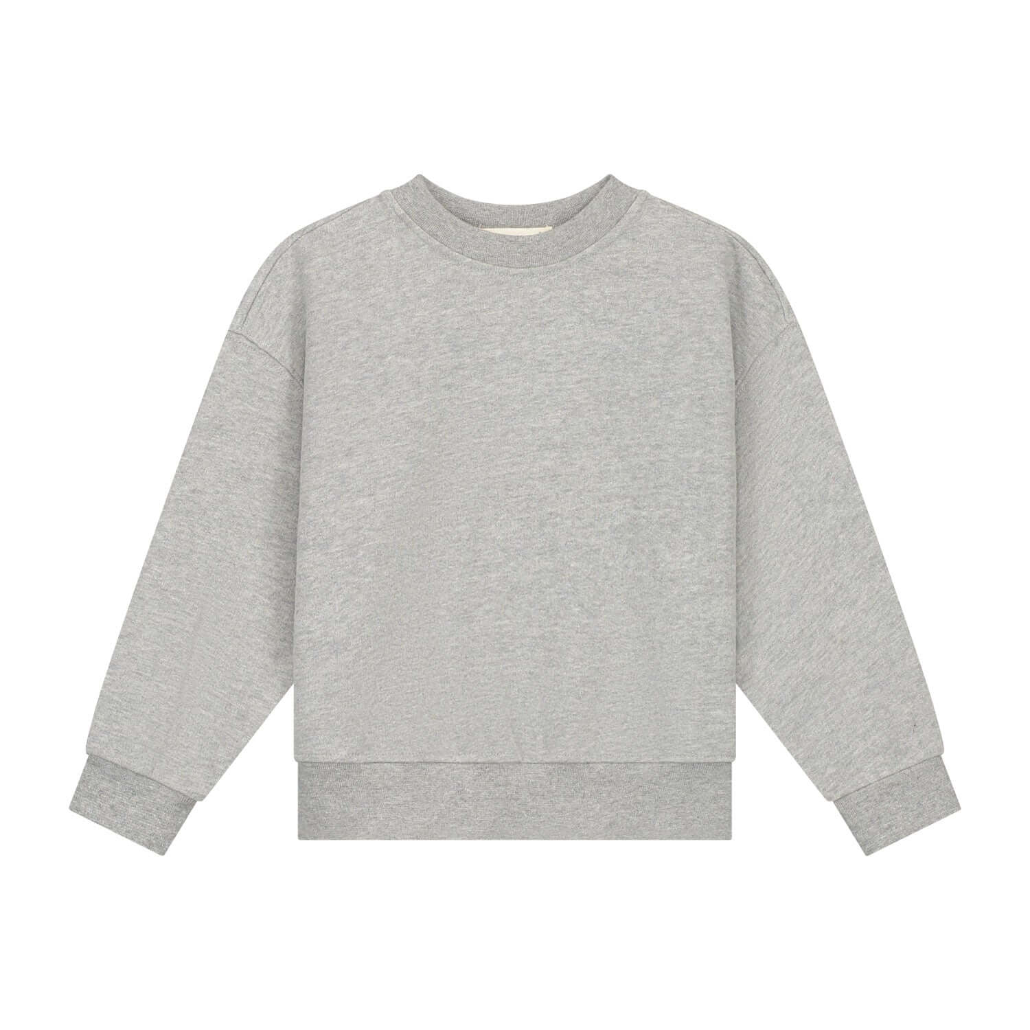 Charlie Petite Jones Sweater in Grey Melange, stylish and comfortable for kids, perfect for casual outfits.