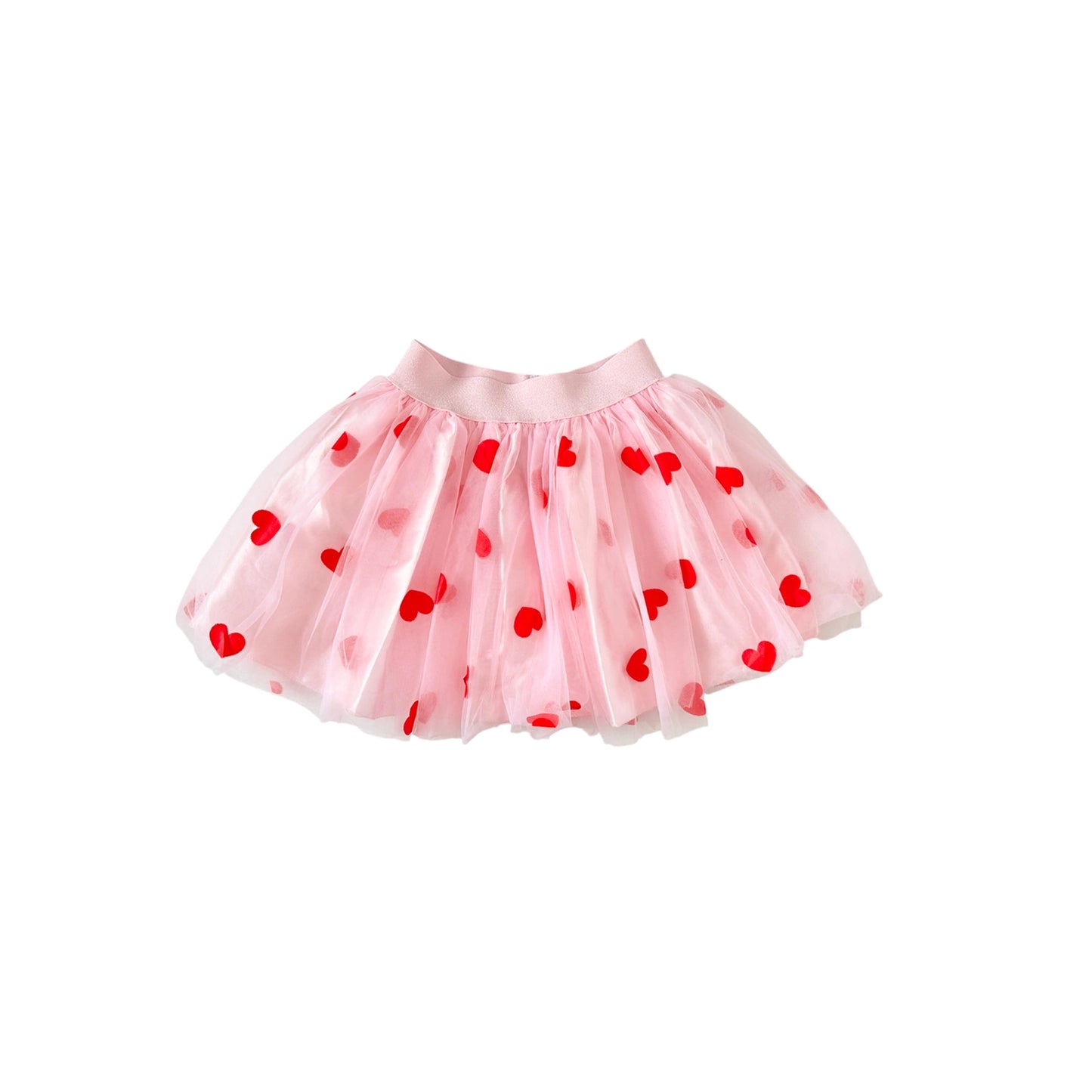 Ratatam - Kids Rosalie Tule Rok Roze met Hartjes