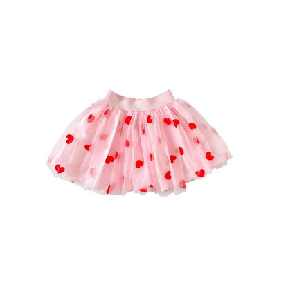 Ratatam - Kids Rosalie Tule Rok Roze met Hartjes