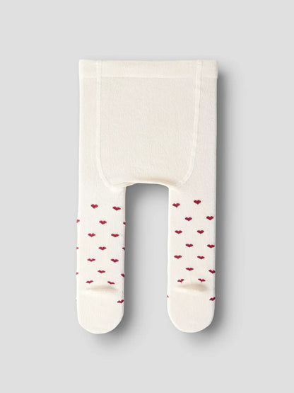 Lil' Atelier - Baby Pantyhose Freba Len Baby Maillot | Turtledove / Biking Red