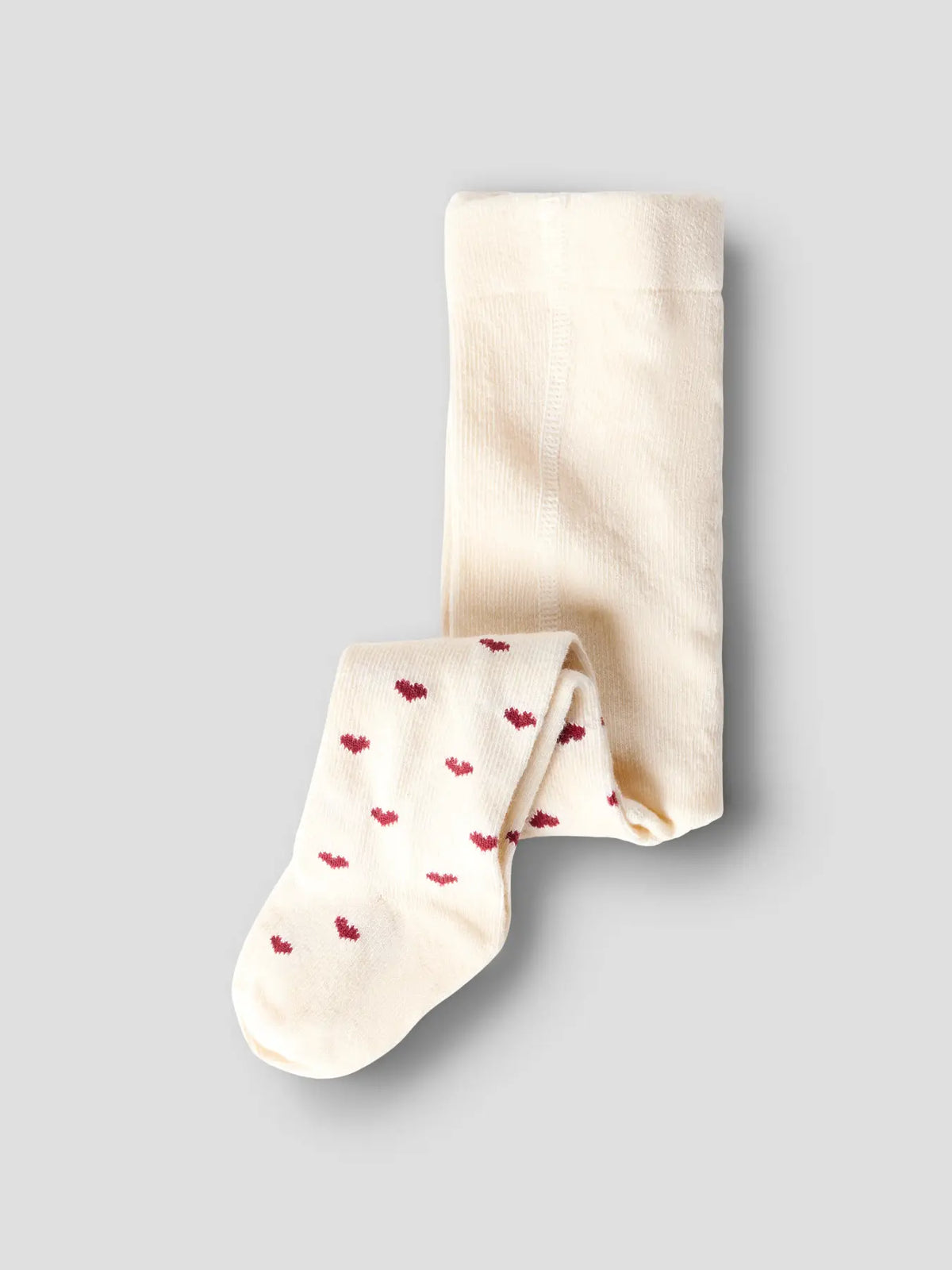 Lil' Atelier - Baby Pantyhose Freba Len Baby Maillot | Turtledove / Biking Red