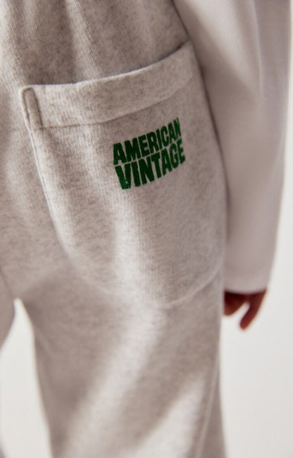 American Vintage - Joggers Baptown | GRIJS GEVLEKT