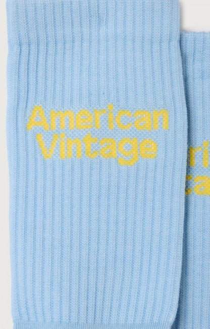 American Vintage - Sokken Clypsun Sky Blue