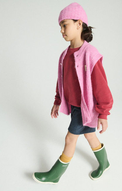 American Vintage - Kid's Vest East Rose Bubble Chine