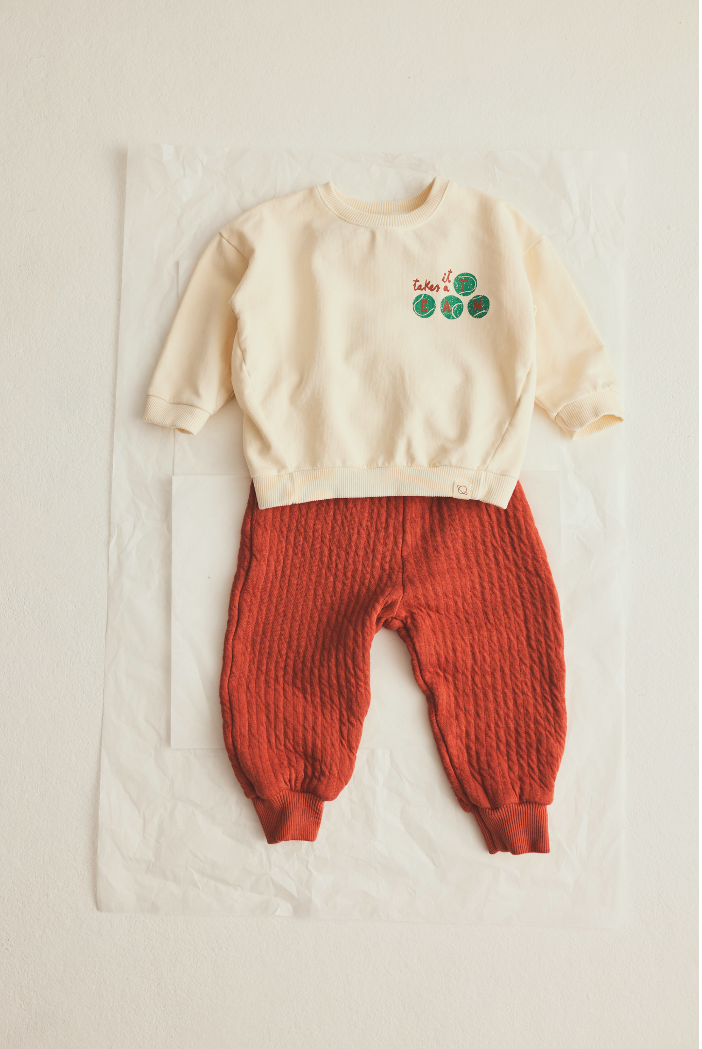 Cozmo - KELLY Baby Sweatshirt Team | Ivory