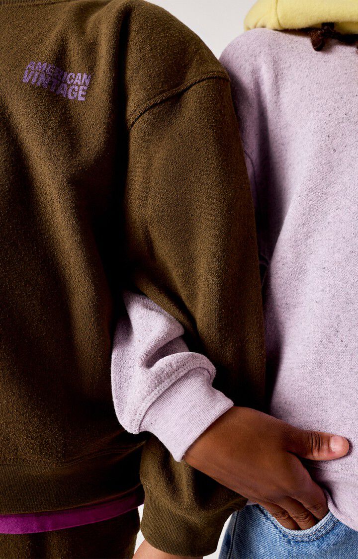 American Vintage - Evona Kids Sweater | LICHTPAARS GEMELEERD