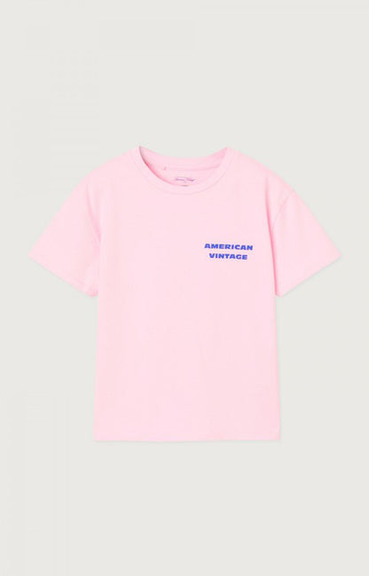 American Vintage - Kids t-shirt Fizvalley Vintage Baby pink