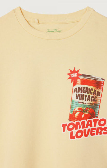 American Vintage - Kids t-shirt Fizvalley CREME ANGLAISE VINTAGE