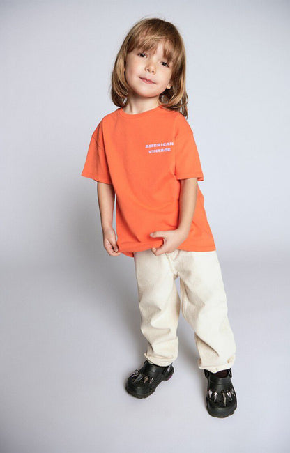 American Vintage - Kids t-shirt Fizvalley MANDARINE VINTAGE