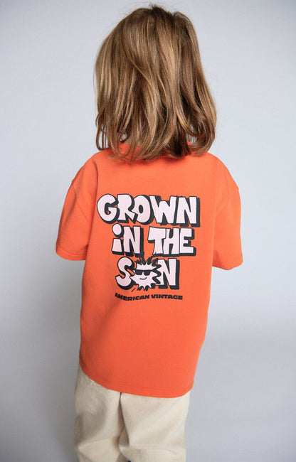 American Vintage - Kids t-shirt Fizvalley MANDARINE VINTAGE