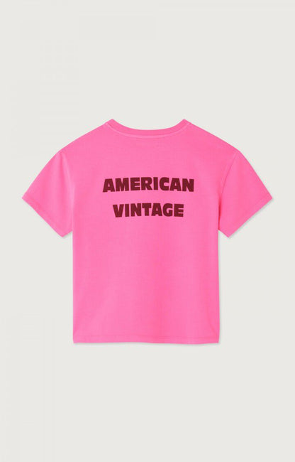 American Vintage - Kids t-shirt Fizvalley FLUO PINK