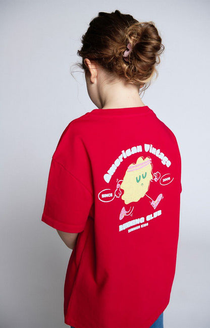 American Vintage - Kids t-shirt Fizvalley RUBIS VINTAGE