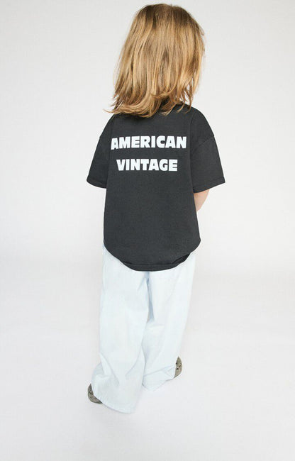 American Vintage - Kids t-shirt Fizvalley Black