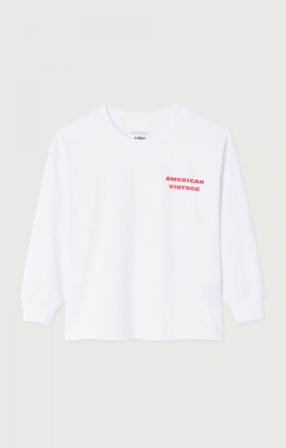 American Vintage - Fizvalley Longsleeve Blanc White
