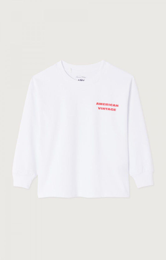 American Vintage - Fizvalley Longsleeve Blanc White