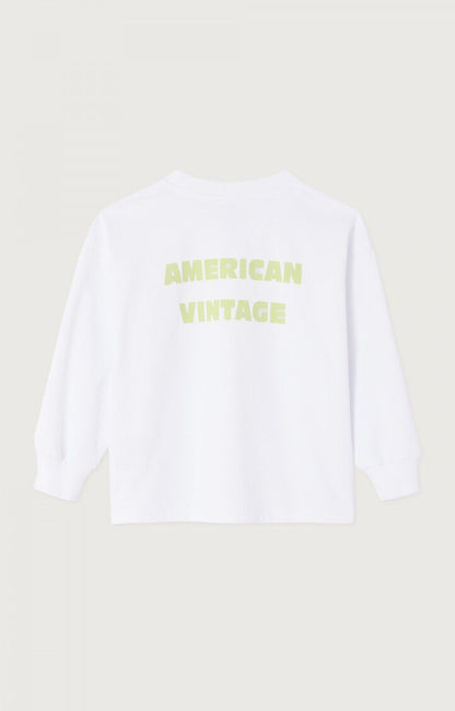 American Vintage - Fizvalley Longsleeve Blanc White