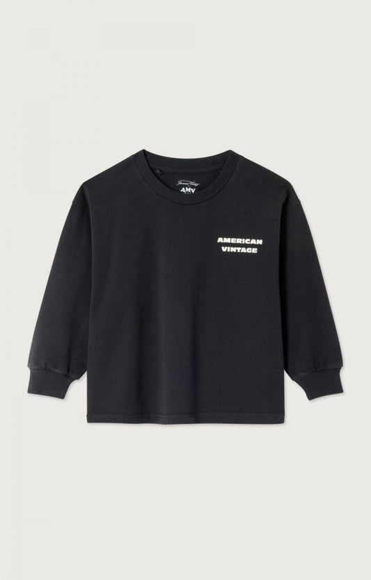 American Vintage - Fizvalley Longsleeve Black Noir