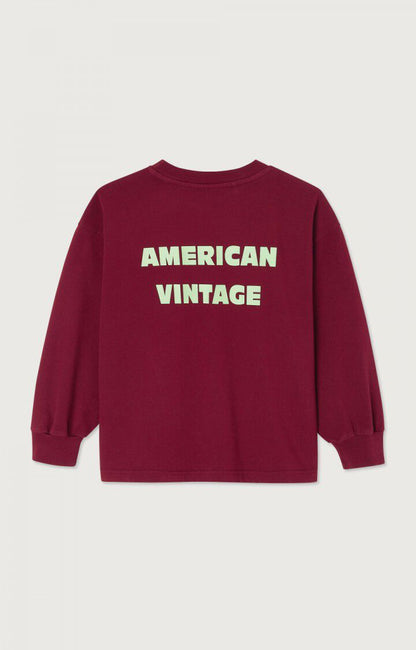 American Vintage - Fizvalley Longsleeve Bordeaux Vintage