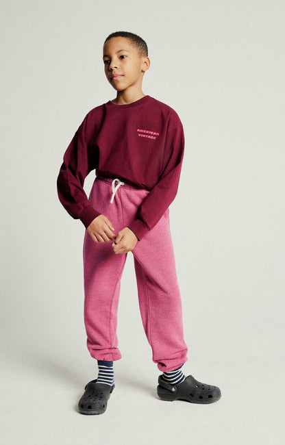American Vintage - Fizvalley Longsleeve Bordeaux Vintage