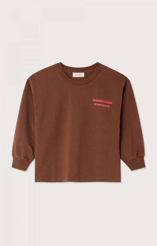 American Vintage - Fizvalley Longsleeve Walnut Vintage