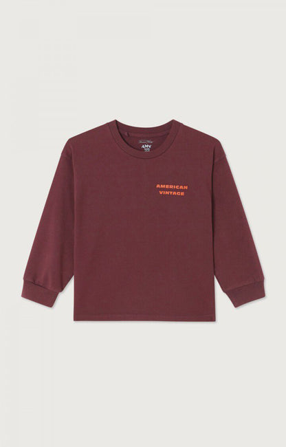American Vintage - Fizvalley Longsleeve | AUBERGINE VINTAGE