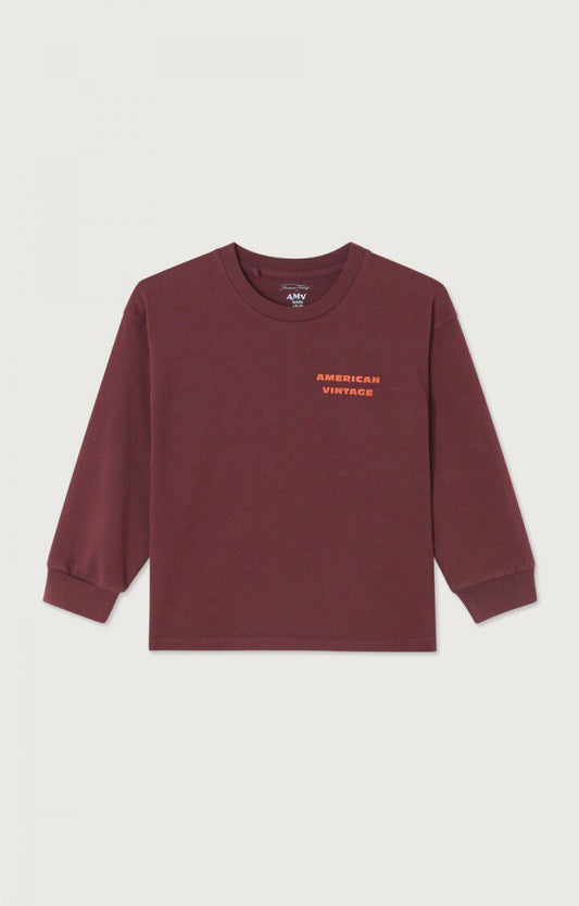 American Vintage - Fizvalley Longsleeve | AUBERGINE VINTAGE