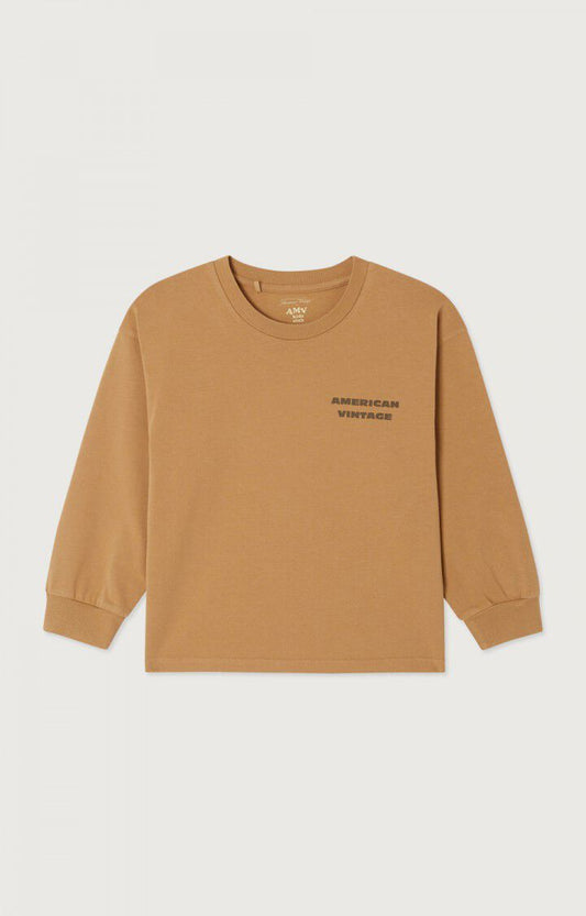 American Vintage - Fizvalley Longsleeve | VINTAGE PEANUT BUTTER