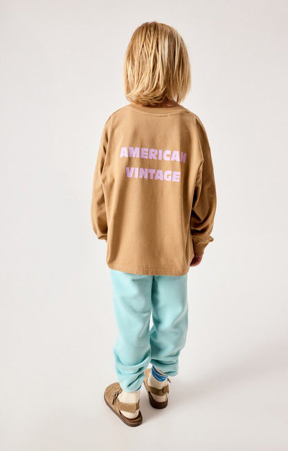 American Vintage - Fizvalley Longsleeve | VINTAGE PEANUT BUTTER