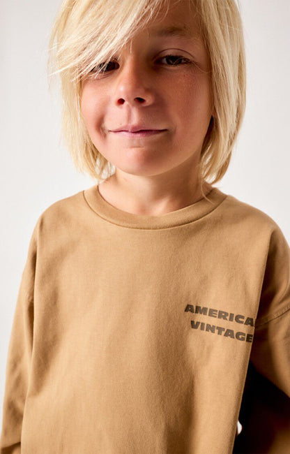 American Vintage - Fizvalley Longsleeve | VINTAGE PEANUT BUTTER